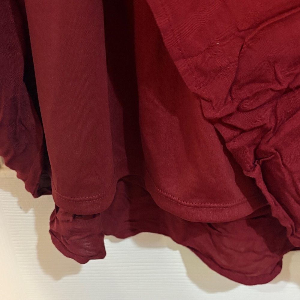 Knox Rose Maroon Bohemian dress - Picture 6 of 7